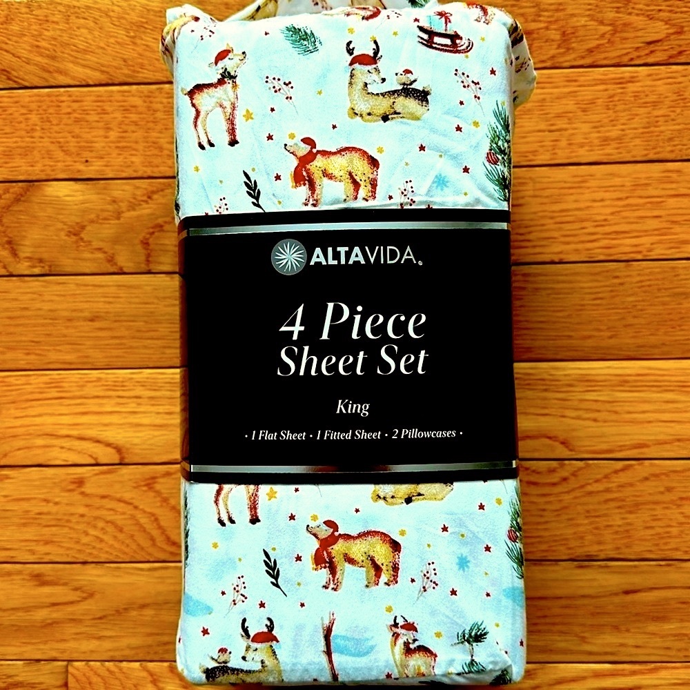 🌲King 4 Piece Sheet Set⭐️